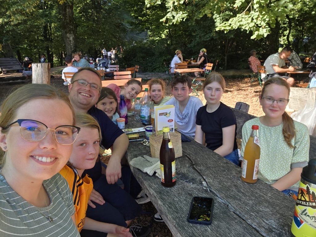 Ausflug in den Hochseilgarten bei Herrenberg mit Abschlussessen